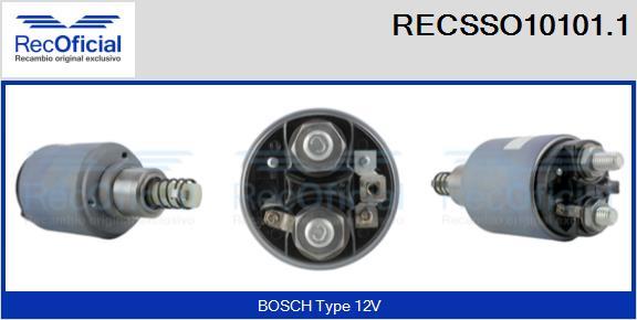 RECOFICIAL RECSSO10101.1 - Магнитен превключвател, стартер vvparts.bg