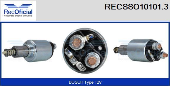 RECOFICIAL RECSSO10101.3 - Магнитен превключвател, стартер vvparts.bg