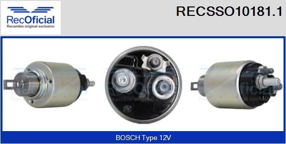 RECOFICIAL RECSSO10181.1 - Магнитен превключвател, стартер vvparts.bg