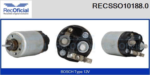 RECOFICIAL RECSSO10188.0 - Магнитен превключвател, стартер vvparts.bg