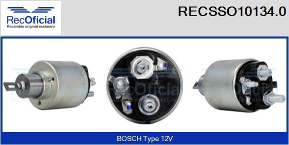 RECOFICIAL RECSSO10134.0 - Магнитен превключвател, стартер vvparts.bg