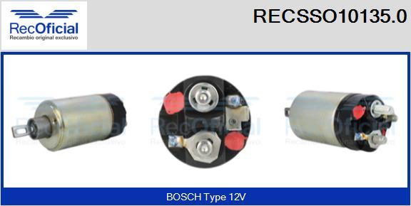 RECOFICIAL RECSSO10135.0 - Магнитен превключвател, стартер vvparts.bg