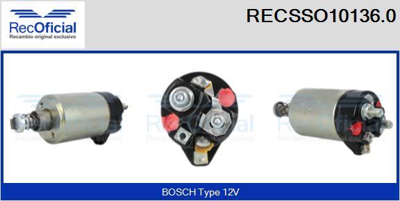 RECOFICIAL RECSSO10136.0 - Магнитен превключвател, стартер vvparts.bg