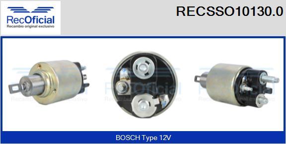 RECOFICIAL RECSSO10130.0 - Магнитен превключвател, стартер vvparts.bg