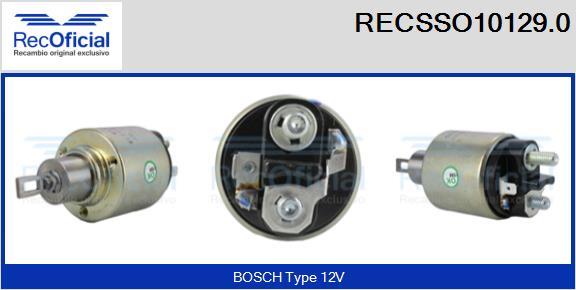 RECOFICIAL RECSSO10129.0 - Магнитен превключвател, стартер vvparts.bg