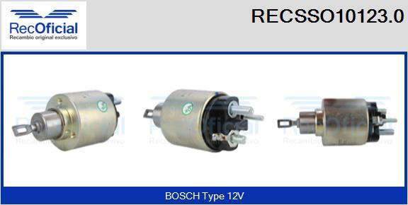 RECOFICIAL RECSSO10123.0 - Магнитен превключвател, стартер vvparts.bg