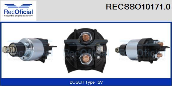 RECOFICIAL RECSSO10171.0 - Магнитен превключвател, стартер vvparts.bg