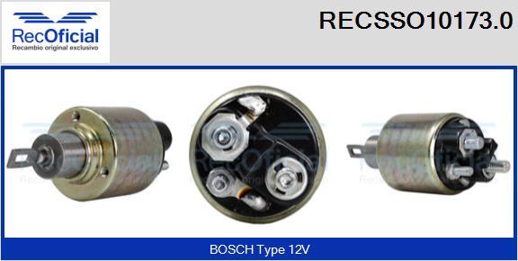 RECOFICIAL RECSSO10173.0 - Магнитен превключвател, стартер vvparts.bg