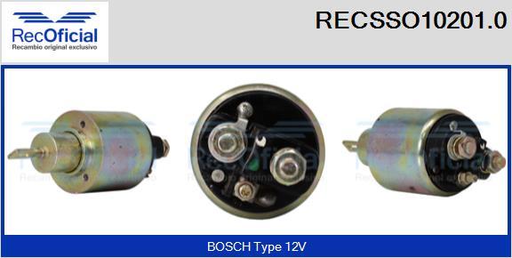 RECOFICIAL RECSSO10201.0 - Магнитен превключвател, стартер vvparts.bg