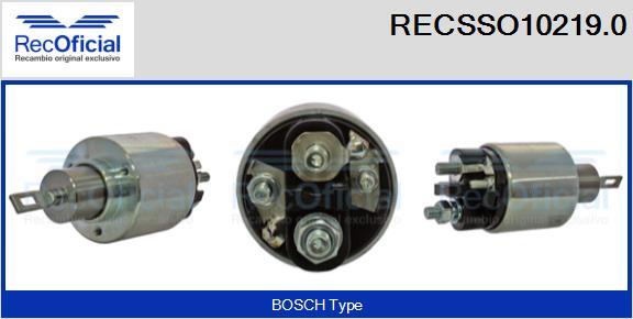 RECOFICIAL RECSSO10219.0 - Магнитен превключвател, стартер vvparts.bg