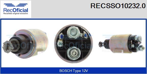RECOFICIAL RECSSO10232.0 - Магнитен превключвател, стартер vvparts.bg