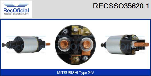 RECOFICIAL RECSSO35620.1 - Магнитен превключвател, стартер vvparts.bg