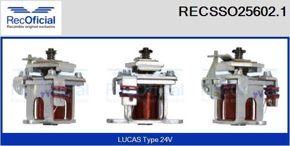 RECOFICIAL RECSSO25602.1 - Магнитен превключвател, стартер vvparts.bg