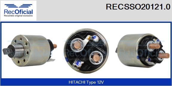 RECOFICIAL RECSSO20121.0 - Магнитен превключвател, стартер vvparts.bg