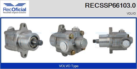 RECOFICIAL RECSSP66103.0 - Хидравлична помпа, кормилно управление vvparts.bg