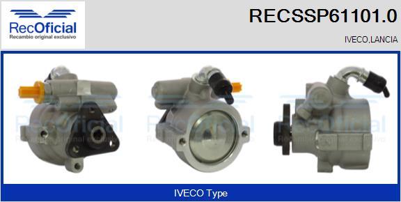 RECOFICIAL RECSSP61101.0 - Хидравлична помпа, кормилно управление vvparts.bg