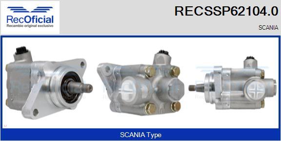 RECOFICIAL RECSSP62104.0 - Хидравлична помпа, кормилно управление vvparts.bg