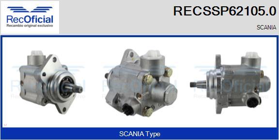 RECOFICIAL RECSSP62105.0 - Хидравлична помпа, кормилно управление vvparts.bg