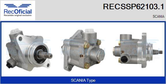 RECOFICIAL RECSSP62103.1 - Хидравлична помпа, кормилно управление vvparts.bg