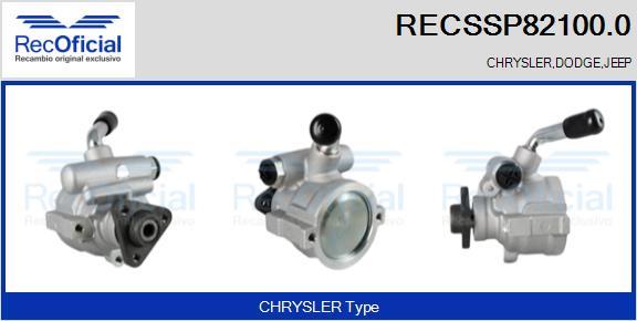 RECOFICIAL RECSSP82100.0 - Хидравлична помпа, кормилно управление vvparts.bg