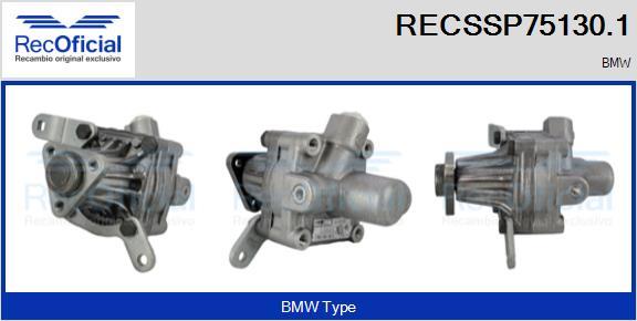 RECOFICIAL RECSSP75130.1 - Хидравлична помпа, кормилно управление vvparts.bg