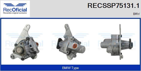 RECOFICIAL RECSSP75131.1 - Хидравлична помпа, кормилно управление vvparts.bg