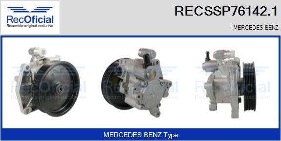 RECOFICIAL RECSSP76142.1 - Хидравлична помпа, кормилно управление vvparts.bg