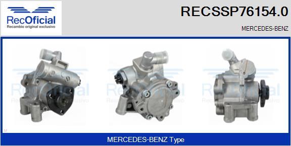 RECOFICIAL RECSSP76154.0 - Хидравлична помпа, кормилно управление vvparts.bg