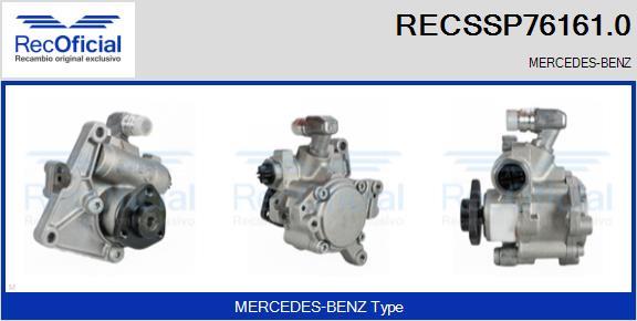 RECOFICIAL RECSSP76161.0 - Хидравлична помпа, кормилно управление vvparts.bg