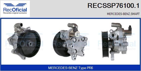 RECOFICIAL RECSSP76100.1 - Хидравлична помпа, кормилно управление vvparts.bg