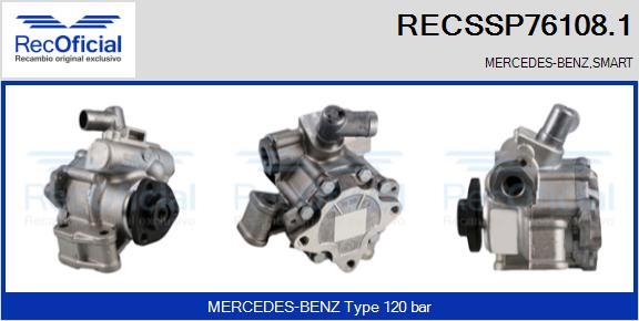 RECOFICIAL RECSSP76108.1 - Хидравлична помпа, кормилно управление vvparts.bg