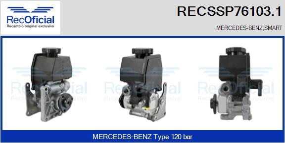 RECOFICIAL RECSSP76103.1 - Хидравлична помпа, кормилно управление vvparts.bg