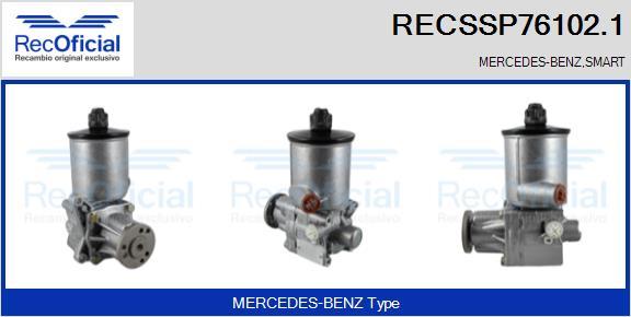 RECOFICIAL RECSSP76102.1 - Хидравлична помпа, кормилно управление vvparts.bg