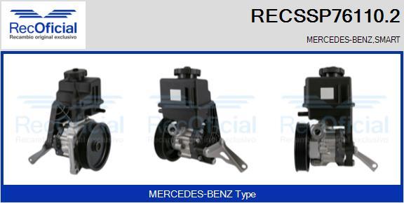 RECOFICIAL RECSSP76110.2 - Хидравлична помпа, кормилно управление vvparts.bg