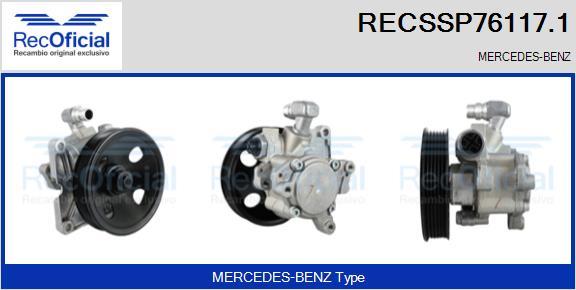 RECOFICIAL RECSSP76117.1 - Хидравлична помпа, кормилно управление vvparts.bg