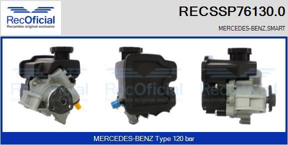 RECOFICIAL RECSSP76130.0 - Хидравлична помпа, кормилно управление vvparts.bg