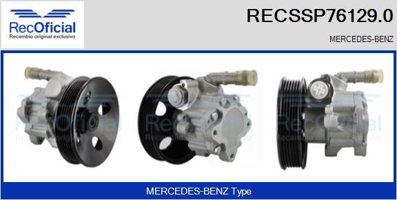 RECOFICIAL RECSSP76129.0 - Хидравлична помпа, кормилно управление vvparts.bg