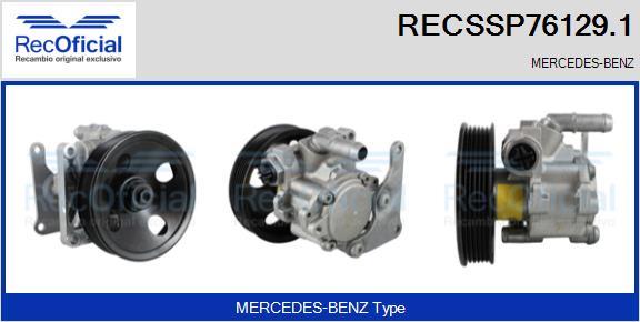 RECOFICIAL RECSSP76129.1 - Хидравлична помпа, кормилно управление vvparts.bg