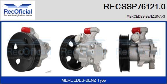 RECOFICIAL RECSSP76121.0 - Хидравлична помпа, кормилно управление vvparts.bg