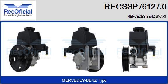 RECOFICIAL RECSSP76127.0 - Хидравлична помпа, кормилно управление vvparts.bg