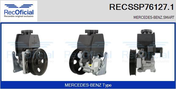 RECOFICIAL RECSSP76127.1 - Хидравлична помпа, кормилно управление vvparts.bg