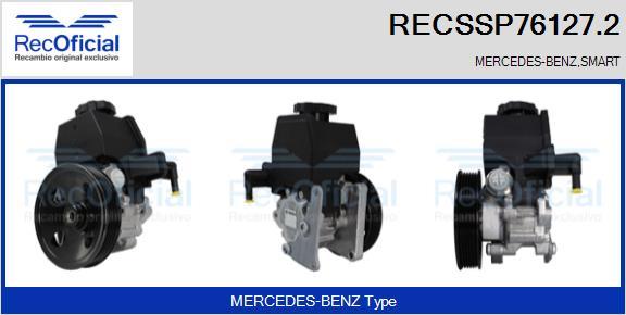 RECOFICIAL RECSSP76127.2 - Хидравлична помпа, кормилно управление vvparts.bg