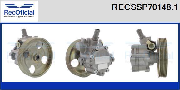 RECOFICIAL RECSSP70148.1 - Хидравлична помпа, кормилно управление vvparts.bg