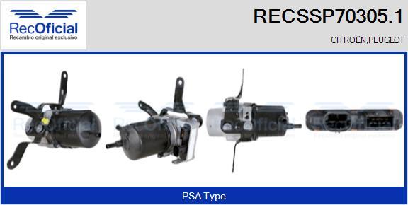 RECOFICIAL RECSSP70305.1 - Хидравлична помпа, кормилно управление vvparts.bg