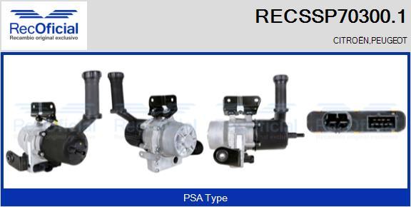 RECOFICIAL RECSSP70300.1 - Хидравлична помпа, кормилно управление vvparts.bg