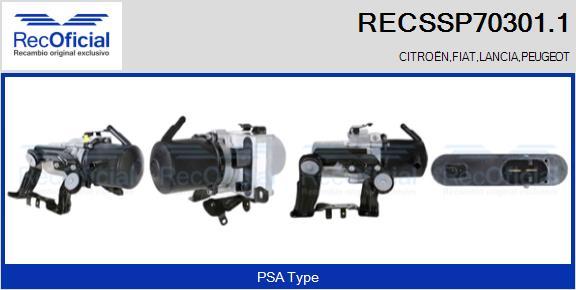 RECOFICIAL RECSSP70301.1 - Хидравлична помпа, кормилно управление vvparts.bg