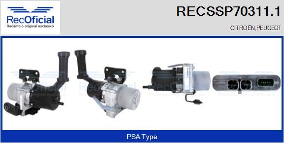 RECOFICIAL RECSSP70311.1 - Хидравлична помпа, кормилно управление vvparts.bg