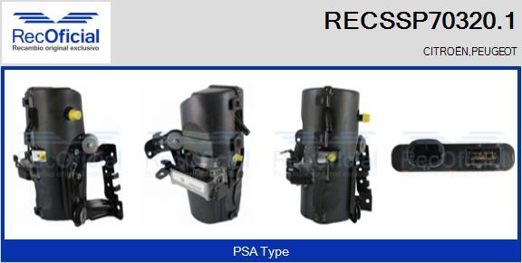 RECOFICIAL RECSSP70320.1 - Хидравлична помпа, кормилно управление vvparts.bg