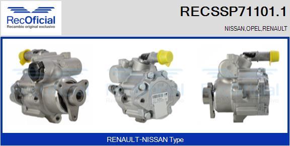 RECOFICIAL RECSSP71101.1 - Хидравлична помпа, кормилно управление vvparts.bg