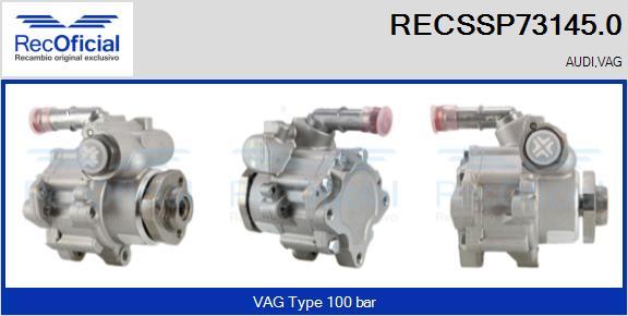 RECOFICIAL RECSSP73145.0 - Хидравлична помпа, кормилно управление vvparts.bg